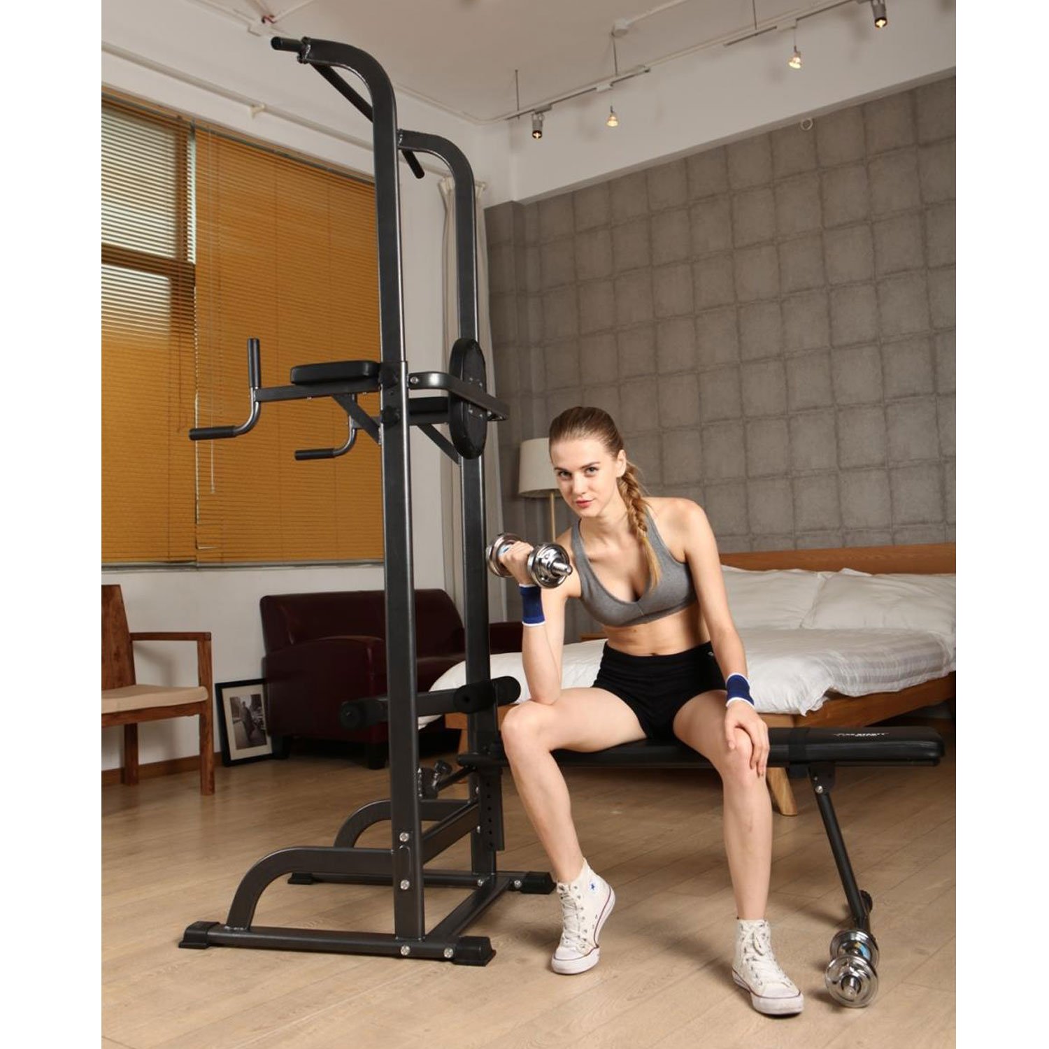 Тренажер со скамьей POWER TOWER G003 - вид 4