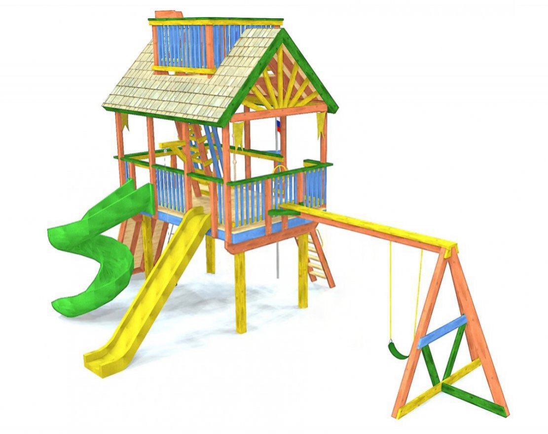 Игровой комплекс TORUDA WOOD Небесный страж - вид 3