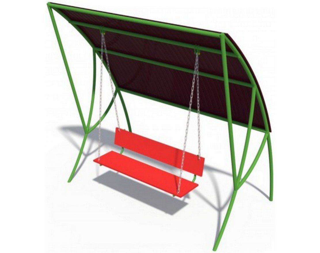 Качели садовые с навесом ИО 01170